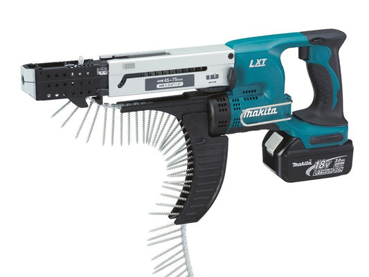 Makita BFR750RFE Cordless Autofeed Screwdriver 18V 2 x 3.0Ah Li-Ion MAKBFR750RFE