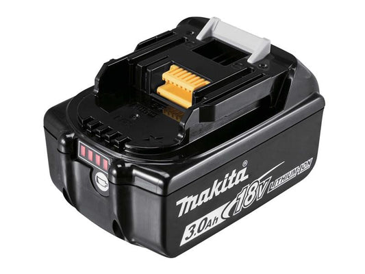 Makita BL1830B 18V 3.0Ah Li-ion Battery Lightweight Shock Absorbing MAKBL1830SD