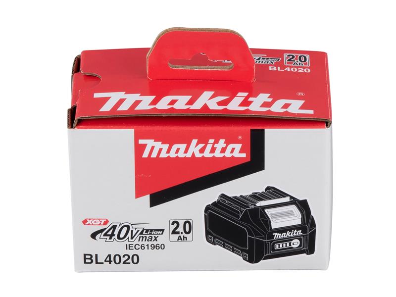 Makita XGT 40Vmax Battery 40V 2.0Ah Li-ion LED Power Indicator BL4020