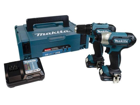 Makita CLX224AJ 12Vmax CXT Twin Pack 12V 2 x 2.0Ah MAKCLX224AJ