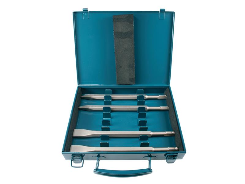 Makita D-08757 SDS-Plus Chisel Set, 4 Piece MAKD08757