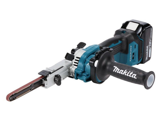 Makita LXT Belt Sander 18V 2 x 5.0Ah Li-ion Speed 600 to 1,700  DBS180RTJ