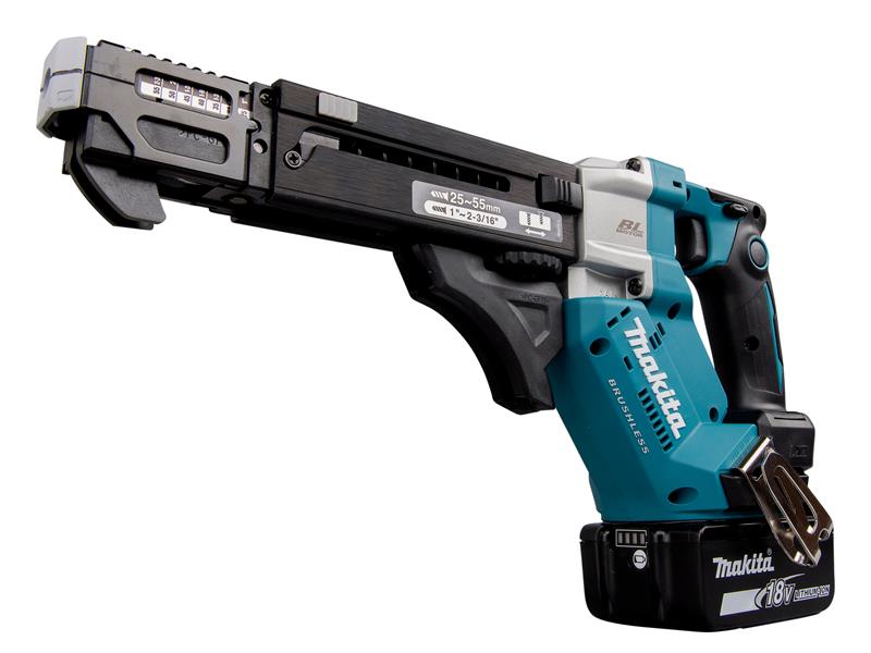 Makita LXT Auto Feed Screwdriver 18V 2 x 5.0Ah Li-ion Push Drive Tech DFR551RTJ