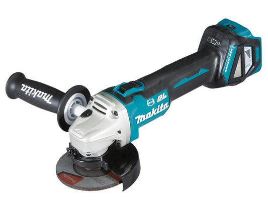 Makita Angle Grinder Brushless LXT 115mm 18V Bare Unit With Side Handle DGA463Z