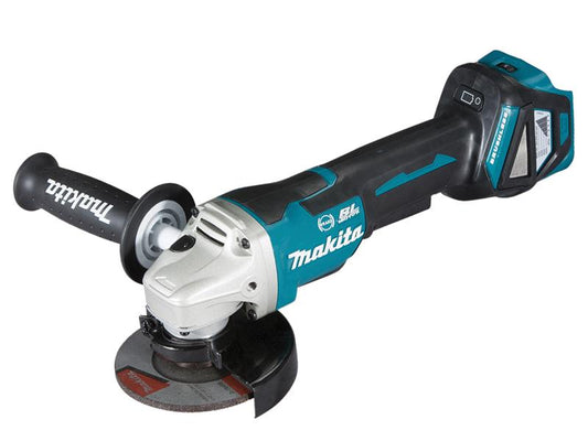 Makita Angle Grinder Brushless LXT Paddle Switch 115mm 18V Bare Unit DGA467Z
