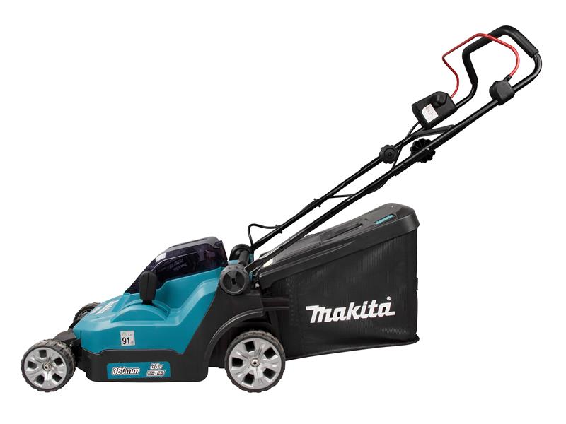 Makita LXT Lawnmower 36V (2 x 18V) Bare Unit Cutting Width 38cm DLM382Z