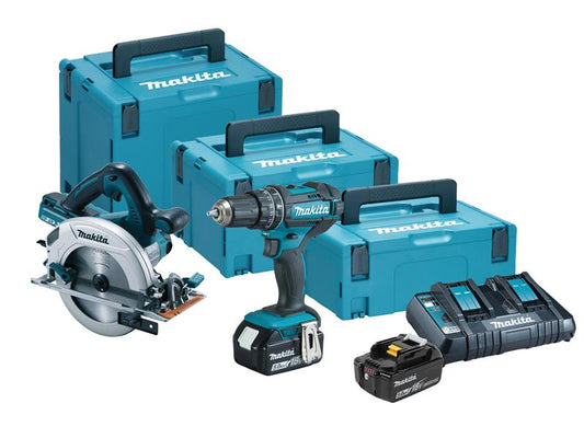 Makita DLX2140PTJ Twin Pack 18V 4 x 5.0Ah Li-ion MAKDLX2140PT