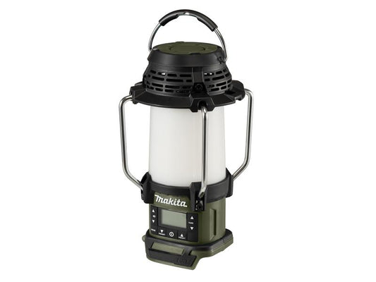 Makita LXT Radio Lantern 14.4/18V Bare Unit With LCD Digital Display DMR055O (Olive Green Colour)