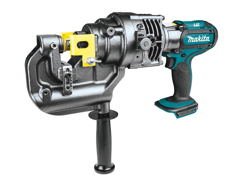Makita 18V Steel Hole Punch Bare Unit For Round And Oblong 20mm Holes DPP200ZK