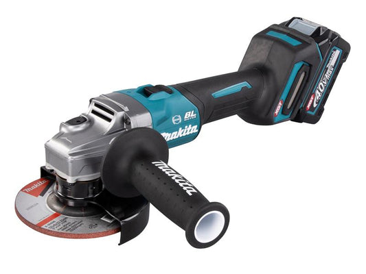 Makita XGT 125mm 40V BL Grinder 2 x 2.5Ah Li-ion MAKGA005GD2