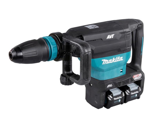 Makita XGT 80Vmax Demolition Hammer 2 x 40V - 2 x 2.5Ah Li-ion HM002GD203