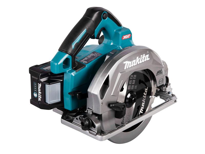 Makita Circular Saw 190mm 40V 2 x 2.5Ah Li-ion XGT BL Fast Charger HS004GD201