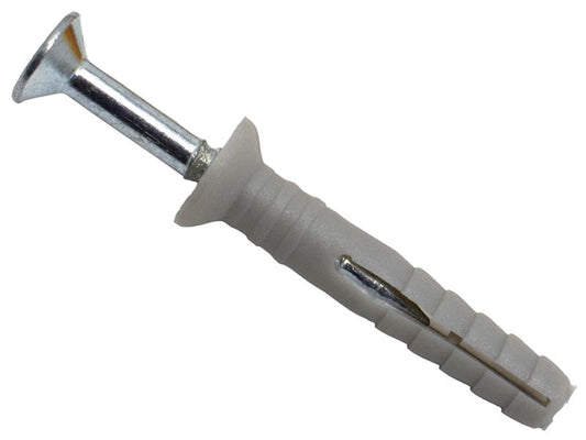 MASONMATE Nylon Hammer In Fixing 5 x 30mm Pack Of 200 MAMHF530