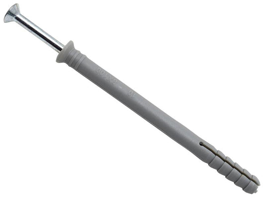 MASONMATE Nylon Hammer In Fixing 8 x 100mm Pack Of 100 MAMHF8100