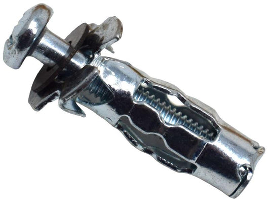 MASONMATE Hollow Wall Anchor M4 x 20mm Pack 100 Zinc Plated MAMHWAM420
