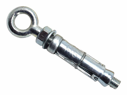 MASONMATE Eye Bolt Shield Anchor M8 Pack 50 For Masonry Or Concrete MAMSAEM8