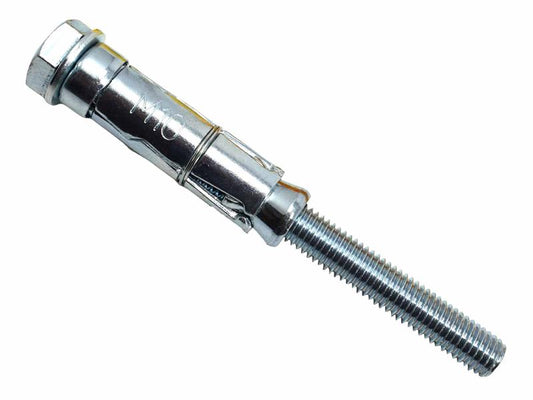MASONMATE Loose Bolt Shield Anchor M10 x 50mm 25 Masonry Concrete MAMSALBM1050