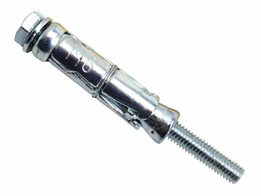 MASONMATE Loose Bolt Shield Anchor M6 x 25mm (50) Masonry Concrete MAMSALBM625
