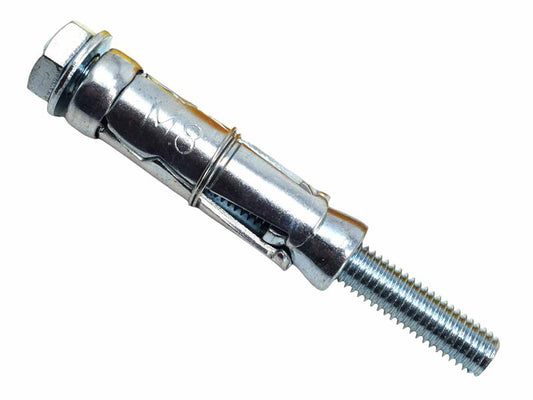 MASONMATE Loose Bolt Shield Anchor M8 x 25mm (50) Masonry Concrete MAMSALBM825
