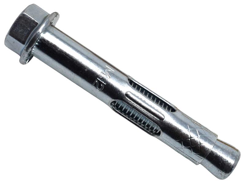 MASONMATE Hex Nut Sleeve Anchor Bolt M12 x 75mm Pack 25 MAMSAM1275