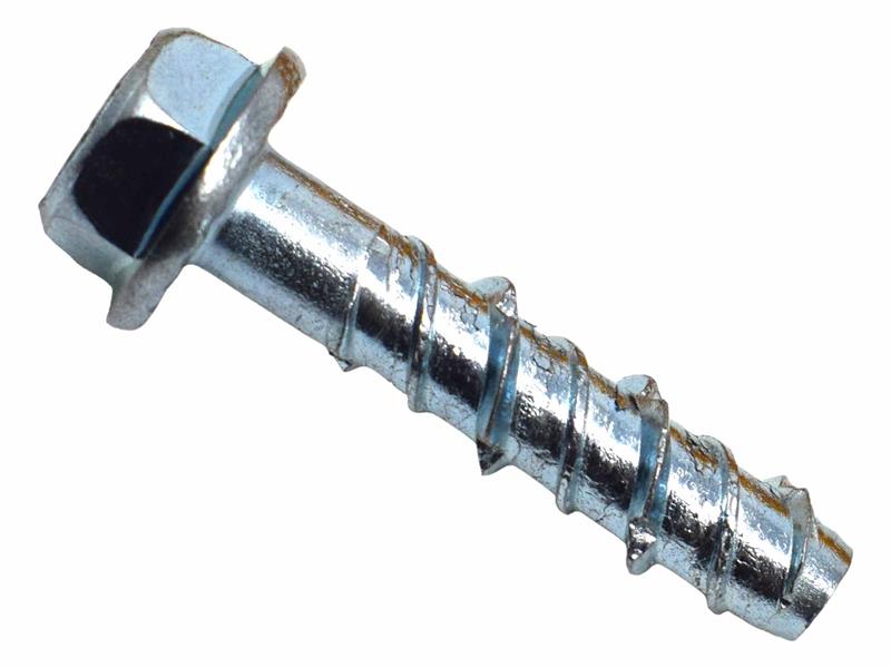 MASONMATE Flangehex Concrete Screwbolt M6 x 30mm Box 100 MAMSBFM630