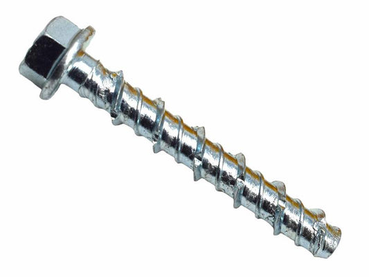 MASONMATE Flangehex Concrete Screwbolt M6 x 50mm Box 100 MAMSBFM650