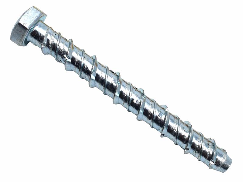 MASONMATE Hex Head Concrete Screwbolt M10 x 100mm Box 50 MAMSBHM10100