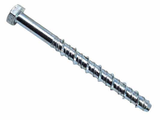 MASONMATE Hex Head Concrete Screwbolt M10 x 130mm Box 50 MAMSBHM10130