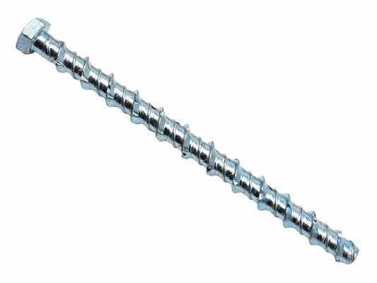 MASONMATE Hex Head Concrete Screwbolt M6 x 100mm Box 100 MAMSBHM6100