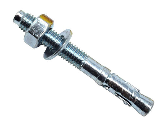 MASONMATE Zinc Plated Through Bolt M12 x 100mm 50 Columns Beam etc MAMTBZM12100