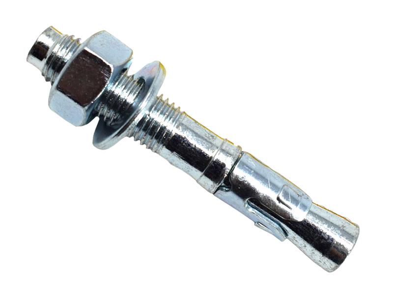 MASONMATE Zinc Plated Through Bolt M16 x 105mm 25 Columns Beam etc MAMTBZM16105
