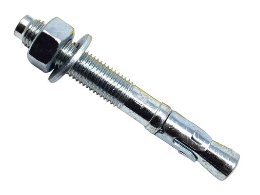 MASONMATE Zinc Plated Through Bolt M16 x 125mm 20 Columns Beam etc MAMTBZM16125
