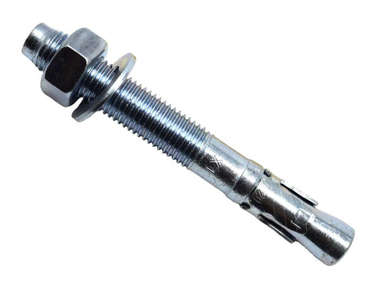 MASONMATE Zinc Plated Through Bolt M20 x 160mm 10 Columns Beam etc MAMTBZM20160