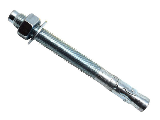 MASONMATE Zinc Plated Through Bolt M20 x 200mm 10 Columns Beam etc MAMTBZM20200