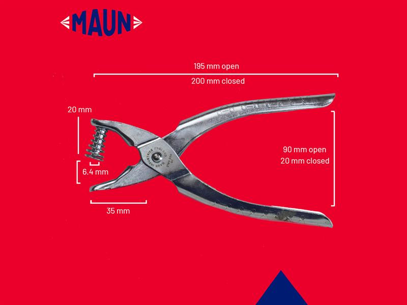 Maun Stationers Punch 200mm (8.1/4in) MAU2160200