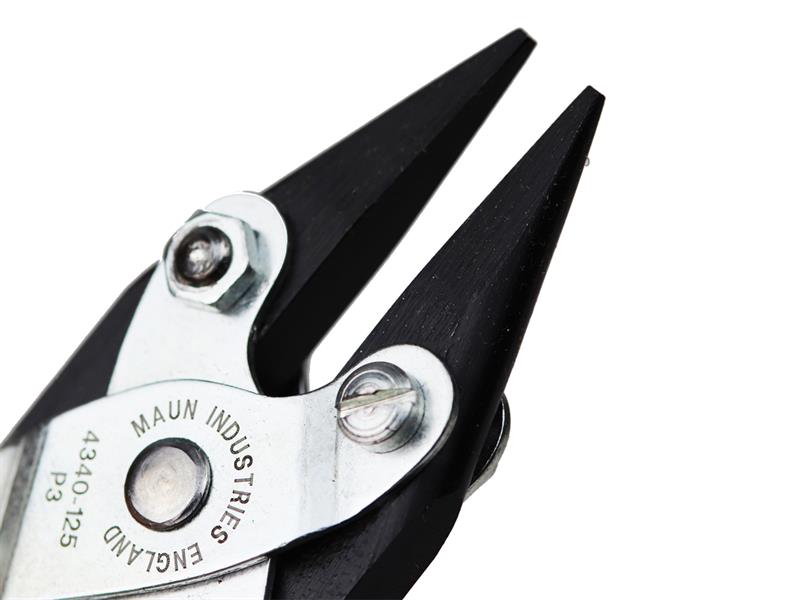 Maun Snipe Nose Pliers Smooth Jaw 125mm (5in) MAU4340125