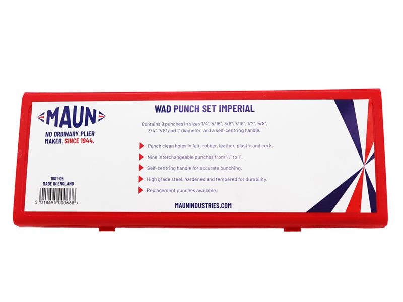 Maun Imperial Wad Punch Kit 1001/05 MAUWPKI