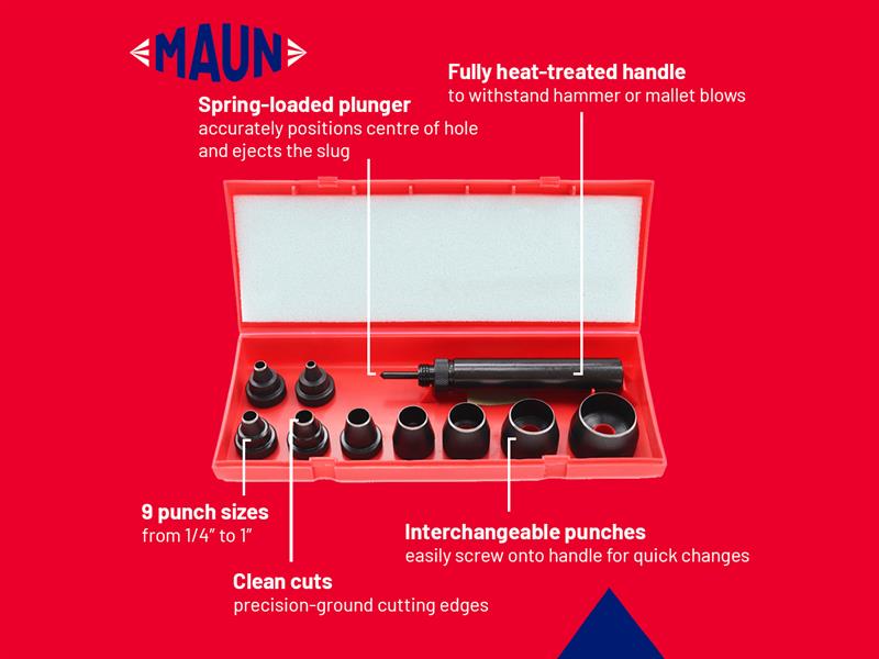 Maun Imperial Wad Punch Kit 1001/05 MAUWPKI