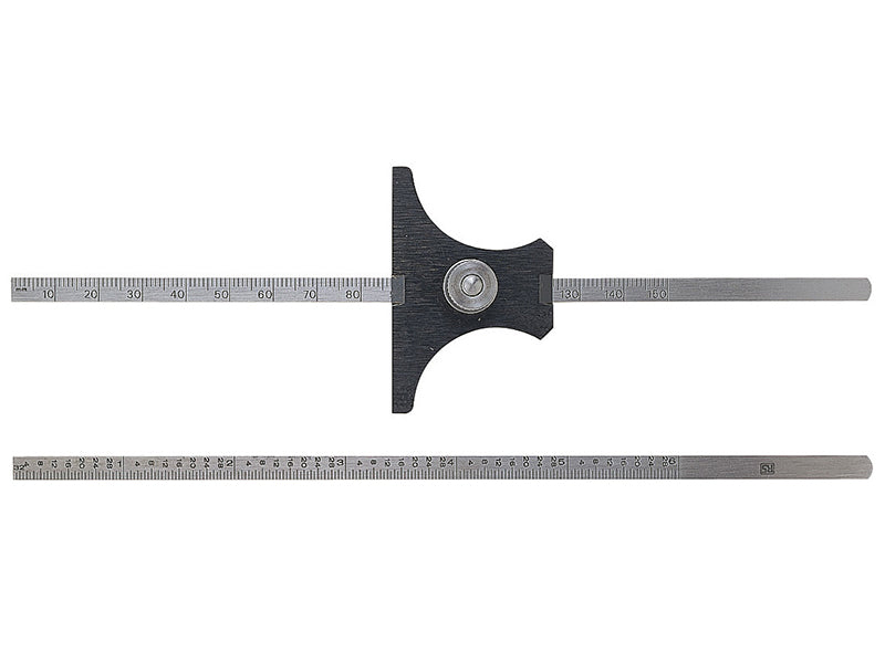 Moore & Wright Reversible Base Depth Gauges Metric 0-150mm MAW43M
