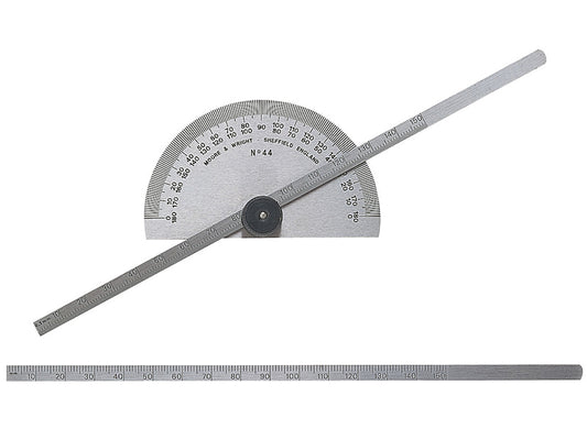 Moore & Wright Protractor Type Depth Gauge Metric 0-150mm MAW44M