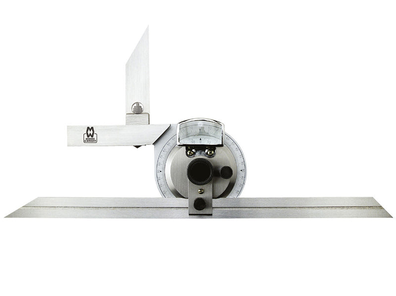 Moore & Wright MW500-01 Universal 360° Bevel Protractor with 150/300mm Blades MAW50001