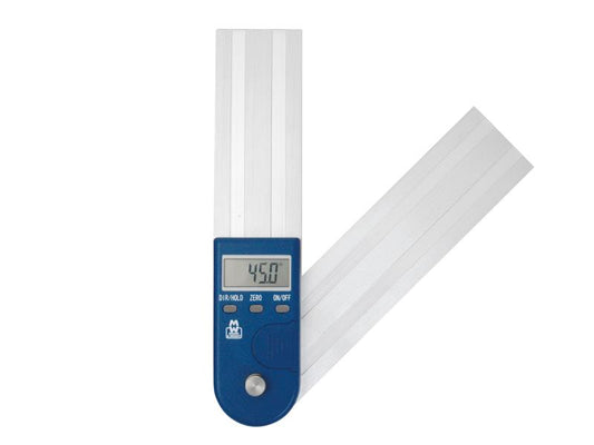 Moore & Wright Digital Protractor 100mm 4in Magnets On All Blade Edges MAW50501