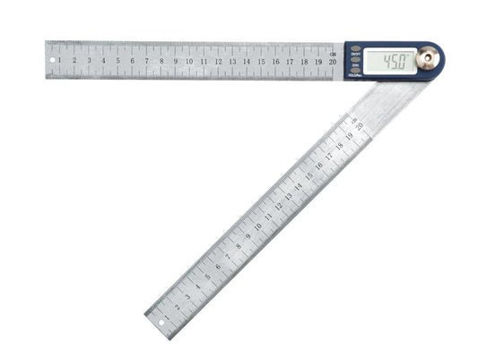 Moore Wright Digital Angle Rule 200mm Inside Outside Angle Measurement MAW50601