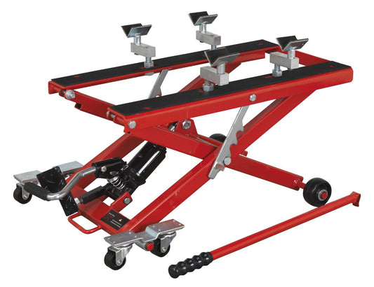 Sealey Motorcycle & Quad Scissor Lift 500kg Capacity Hydraulic MC4500