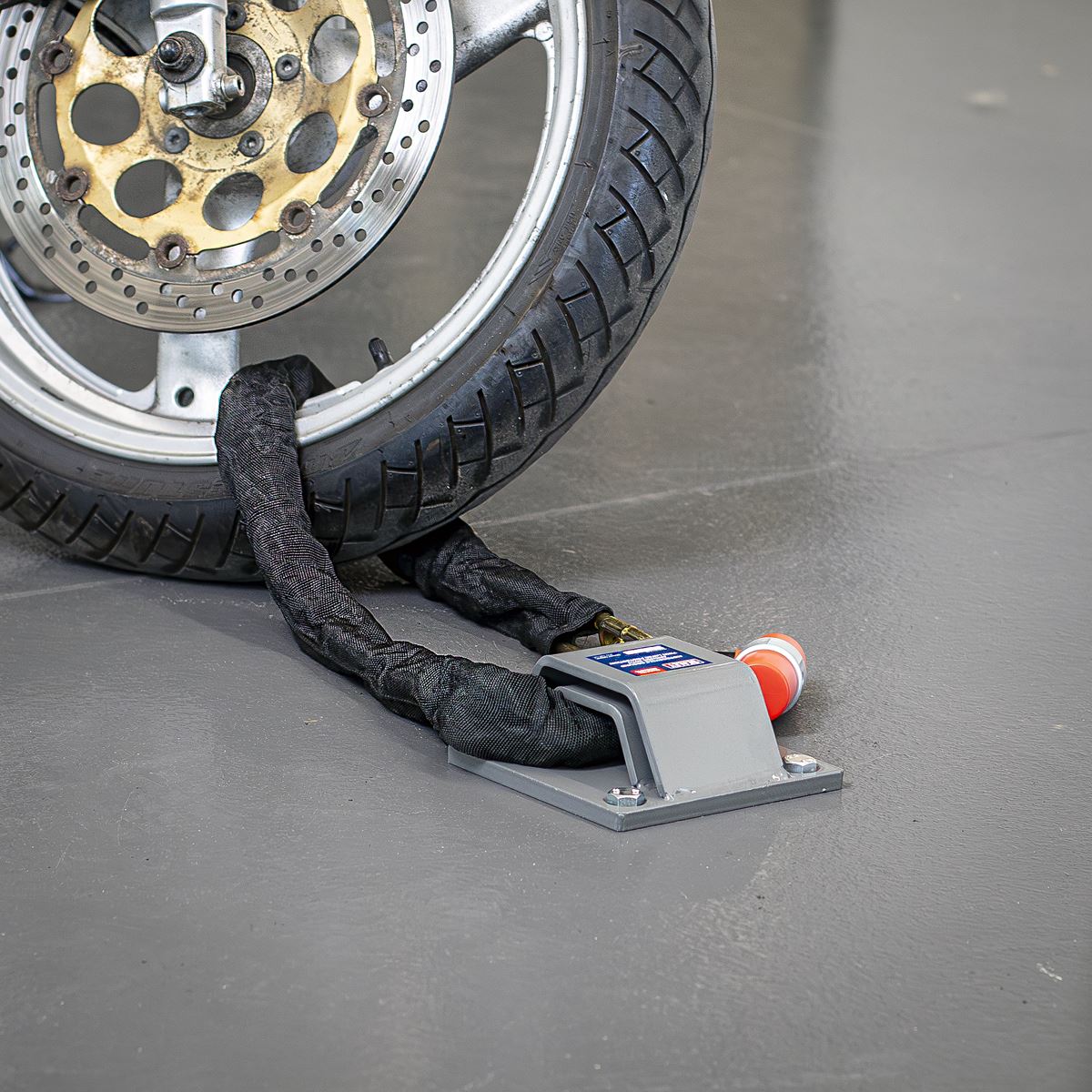 Sealey Motorcycle Ground Anchor with Twin Layer Protection Heavy Duty MCGA01D