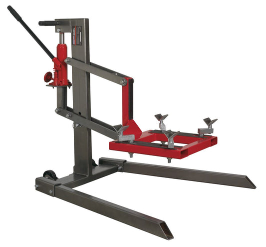 Sealey Single Post Hydraulic Motorcycle Lift 450kg Capacity MCL500