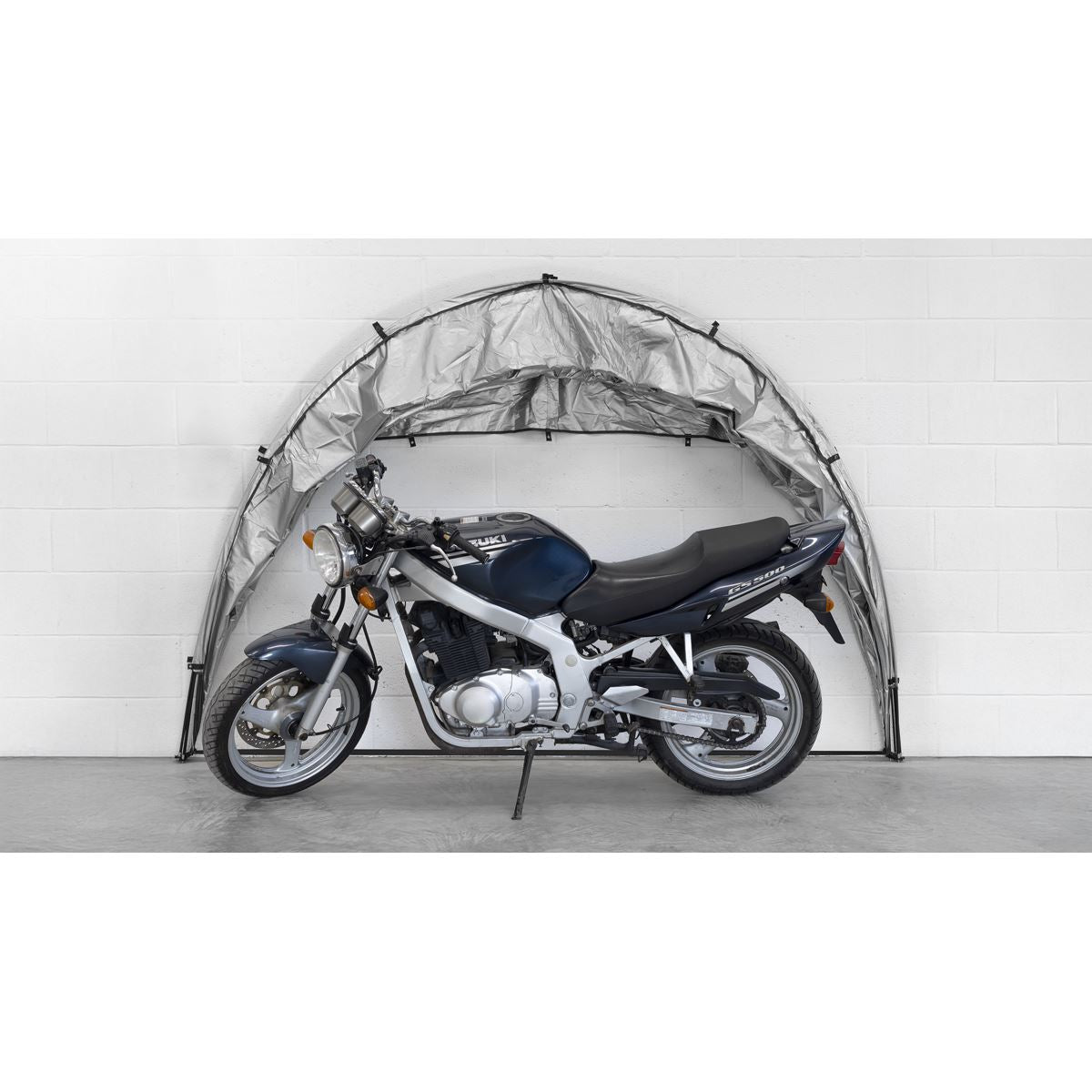 Sealey Wall Mounting Folding Motorcycle Shelter H 1700 W 2500 D 1700mm MCTS