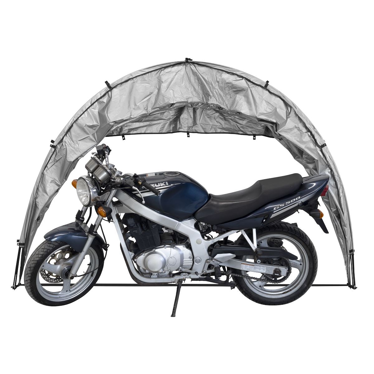 Sealey Wall Mounting Folding Motorcycle Shelter H 1700 W 2500 D 1700mm MCTS