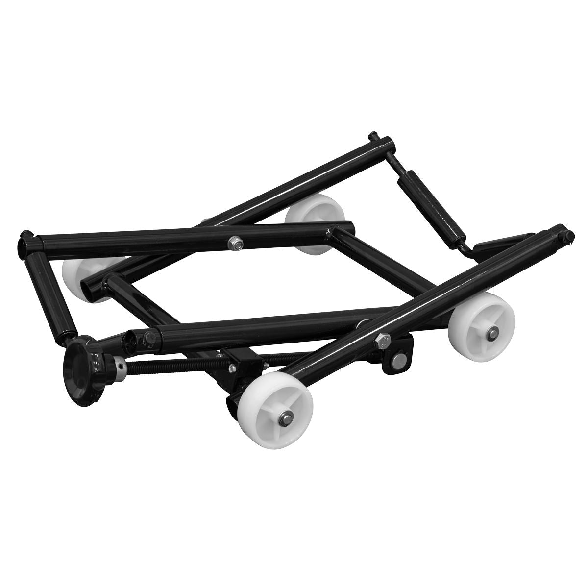 Sealey Motorcycle Wheel adjustable Support with Rollers For Axle Removal MCWL