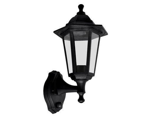 Meridian Lighting Six Panel Lantern with PIR 60W MDNLP60BPIR